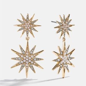 New!! BaubleBar Star Power Celestial Statement Earrings